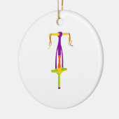 Pogo Stick Keramisch Ornament (Links)