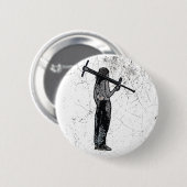 Pogo Warrior Button (Voorkant /achterkant)