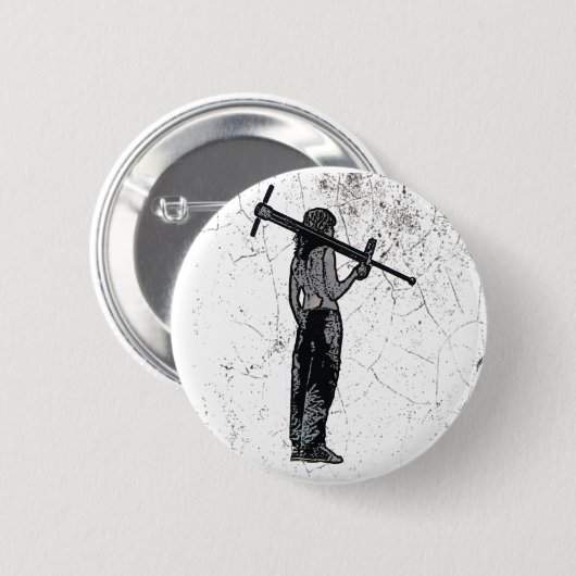 Pogo Warrior Button (Voorkant /achterkant)