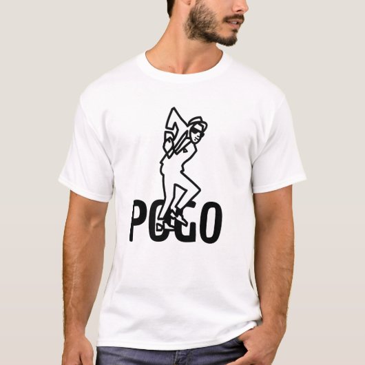 pogoska-muziekdans t-shirt (Voorkant)
