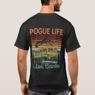 Pogue Life Buiten banken  Hippie Camping T-shirt