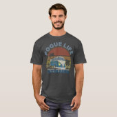 Pogue Life Buiten banken Retro  T-shirt (Voorkant volledig)