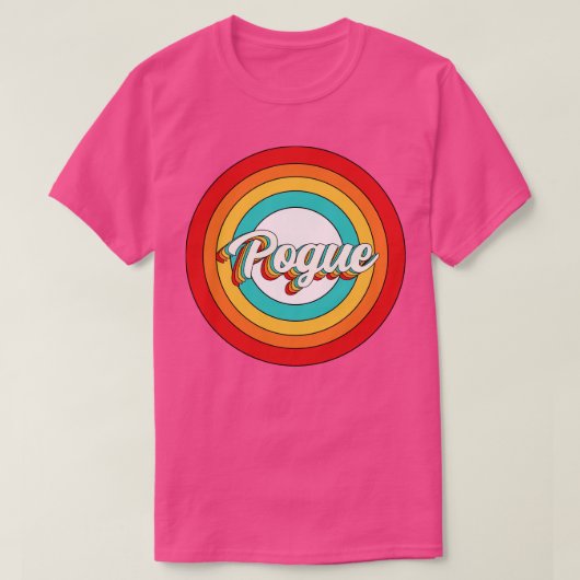 Pogue Naam Shirt Pogue Circle (Design voorkant)