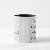 POH-elegante, op cruise geïnspireerde grijs Mok (Midden)