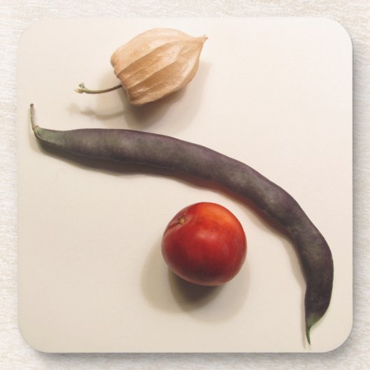 poha , bonen en pruimen drankjes onderzetter (Voorkant)