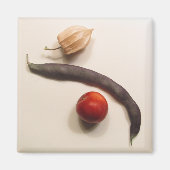 poha , bonen en pruimen magneet (Voorkant)