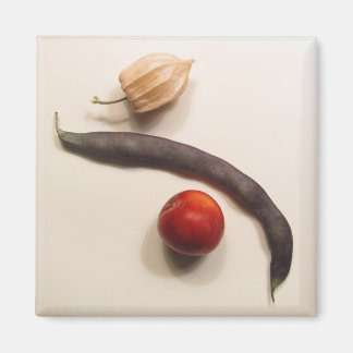 poha , bonen en pruimen magneet