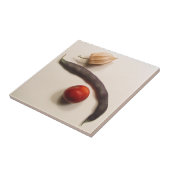 poha , bonen en pruimen tegeltje (Zijkant)