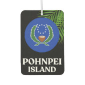 Pohnpei Micronesische auto accessoire Luchtverfrisser (Voorkant)