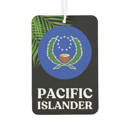 Pohnpei Micronesische auto accessoire Luchtverfrisser (Achterkant)