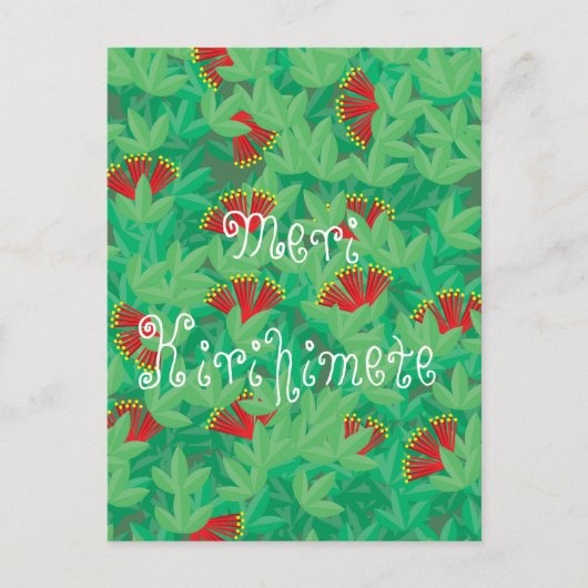 Pōhutukawa Briefkaart (Voorkant)