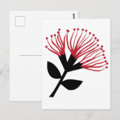 Pohutukawa Flower, Nieuw-Zeeland Briefkaart (Voorkant / Achterkant)