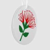 Pohutukawa Flower, Nieuw-Zeeland Ornament (voorkant)