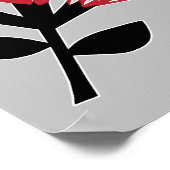 Pohutukawa Flower, Nieuw-Zeeland Poster (Hoek)