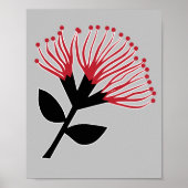Pohutukawa Flower, Nieuw-Zeeland Poster (Voorkant)