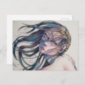 Poignant Art Series 11 van 11 Briefkaart Grootte (Voorkant / Achterkant)