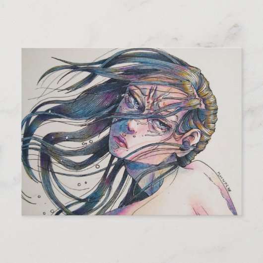 Poignant Art Series 11 van 11 Briefkaart Grootte (Voorkant)