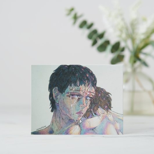 Poignant Art Series 2 van 11 Briefkaart Grootte (Staand voorkant)