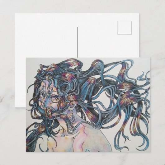 Poignant Art Series 8 van 11 Briefkaart Grootte (Voorkant / Achterkant)