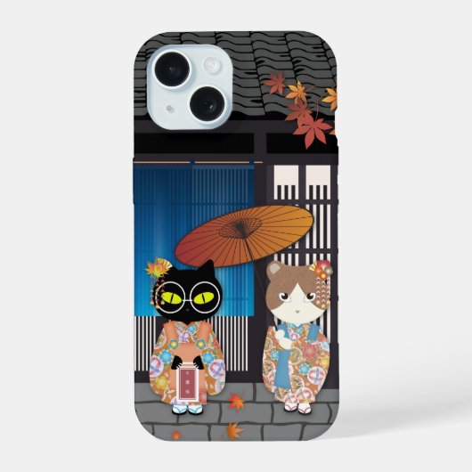 Poiluna's 7-5-3 Viering iPhone 15 Case (Achterkant)