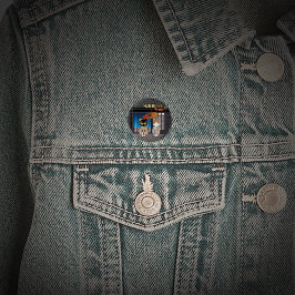 Poiluna's 7-5-3 viering ronde button 3,2 cm