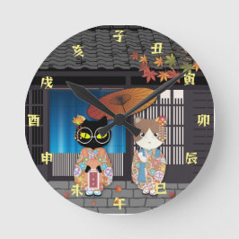 Poiluna's 7-5-3 viering ronde klok