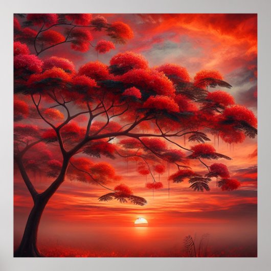 Poinciana-belofte Poster (Voorkant)