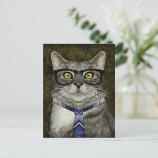 Poindexter Briefkaart (Staand voorkant)