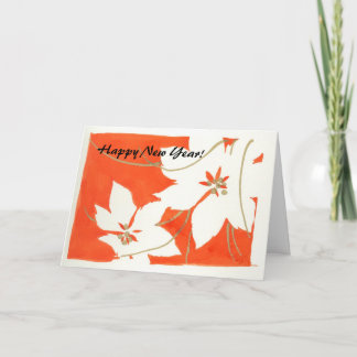 Poinsetia Feestdagen Kaart