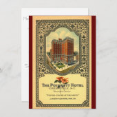 Poinsett Hotel Greenville SC  Kaart (Voorkant / Achterkant)