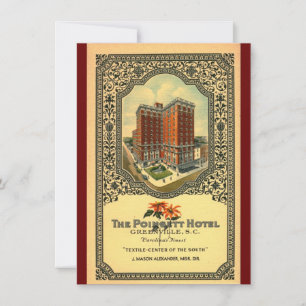 Poinsett Hotel Greenville SC Kaart