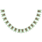 Poinsetta leuke bunting banner (Alle)