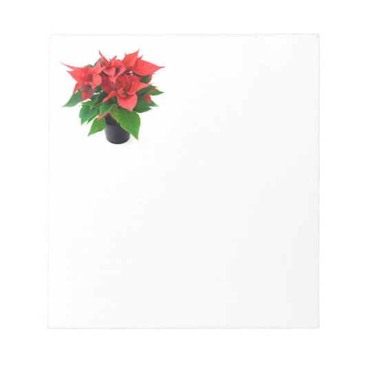 Poinsetta Notitieblok (Voorkant)