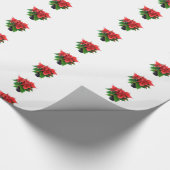Poinsetta-pakpapier Cadeaupapier (Hoek)