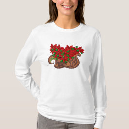 poinsetta Slaaigh Long-hoes Shirt