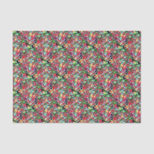 poinsetta tissuepapier (Voorkant)