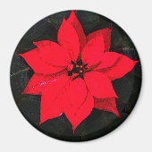 Poinsettia 6078 magneet (Voorkant)