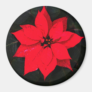 Poinsettia 6078 magneet