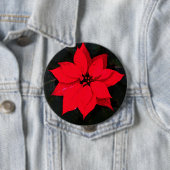 Poinsettia 6078 ronde button 4,0 cm (In situ)