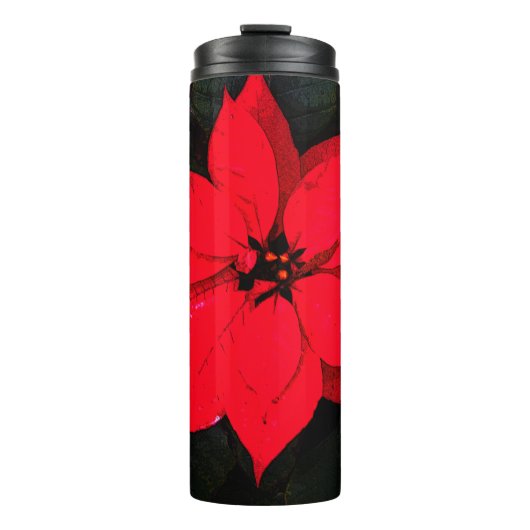 Poinsettia 6078 thermosbeker (Voorkant)