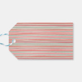 Poinsettia-aankopen en banners cadeaulabel (Achterkant Horizontaal)