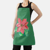 Poinsettia apron schort (Insitu)