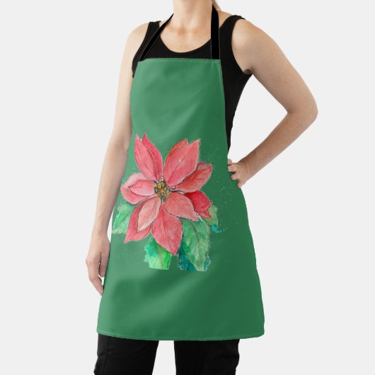Poinsettia apron schort (Insitu)