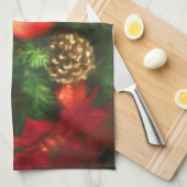 Poinsettia Beauty Kitchen Towel Theedoek (Quarter Fold)