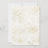 Poinsettia Bells Wedding Save The Date (Achterkant)