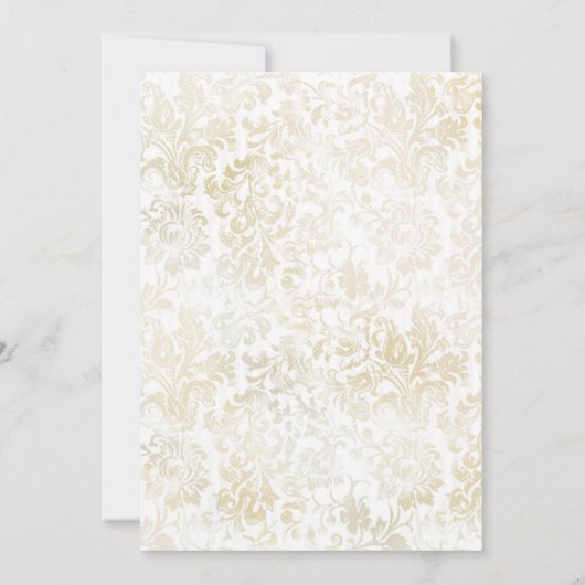 Poinsettia Bells Wedding Save The Date (Achterkant)