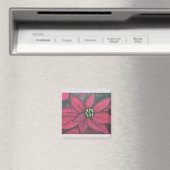 Poinsettia Blessing Magneet (Insitu (Vaatwasser))