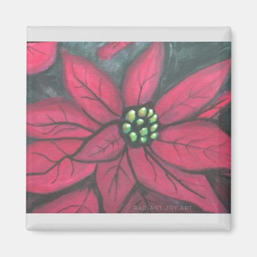 Poinsettia Blessing Magneet (Voorkant)
