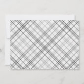 Poinsettia Bloem Kerst Dinner Uitnodiging (Achterkant)