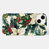 Poinsettia Bloemen Kerstpatroon (19) Case-Mate iPhone Case (Achterkant (horizontaal))